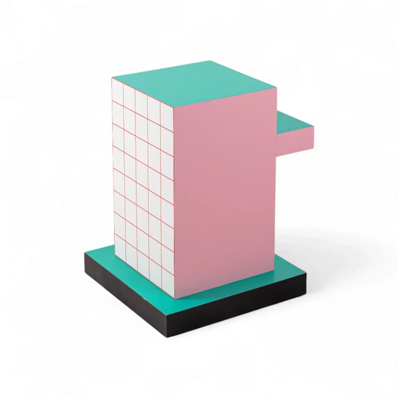 Beistelltisch Super Side Table Red Grid - Seletti