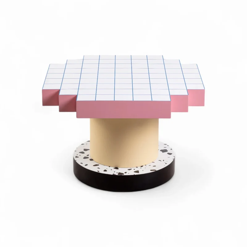 Couchtisch Super Coffee Table Blue Grid - Seletti