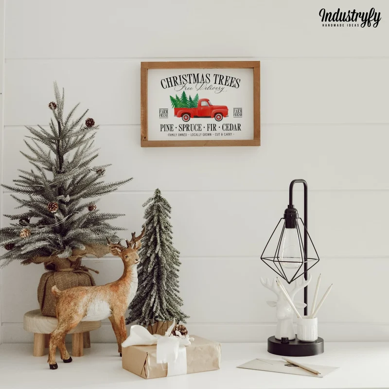 Landhaus Schild | Christmas Tree Delivery