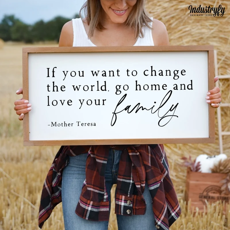 Landhaus Schild | Mother Teresa