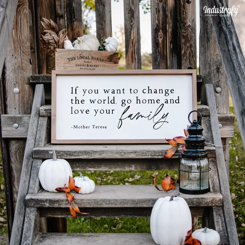 Landhaus Schild | Mother Teresa