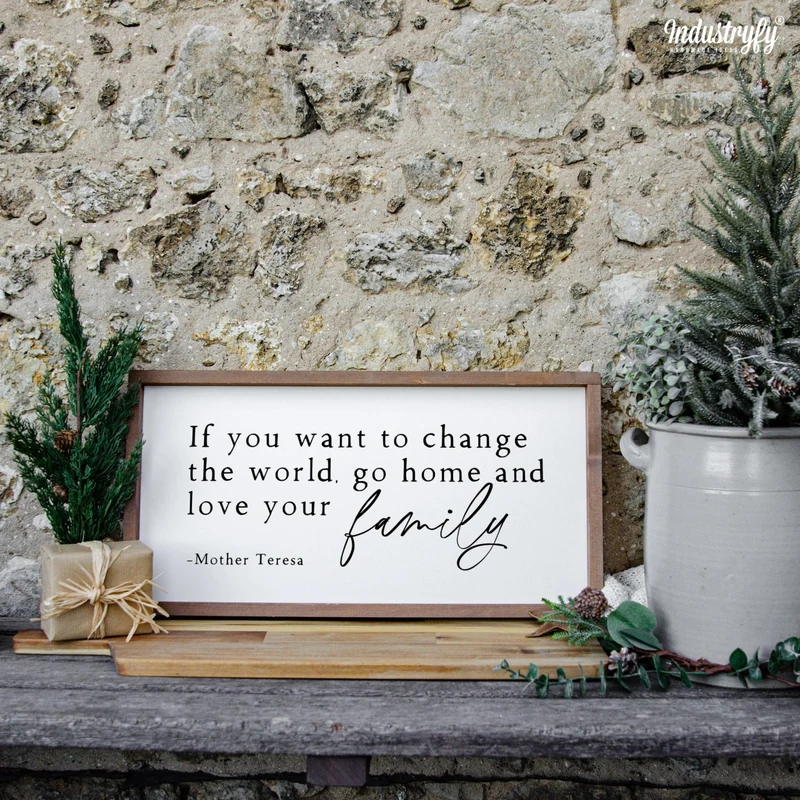 Landhaus Schild | Mother Teresa