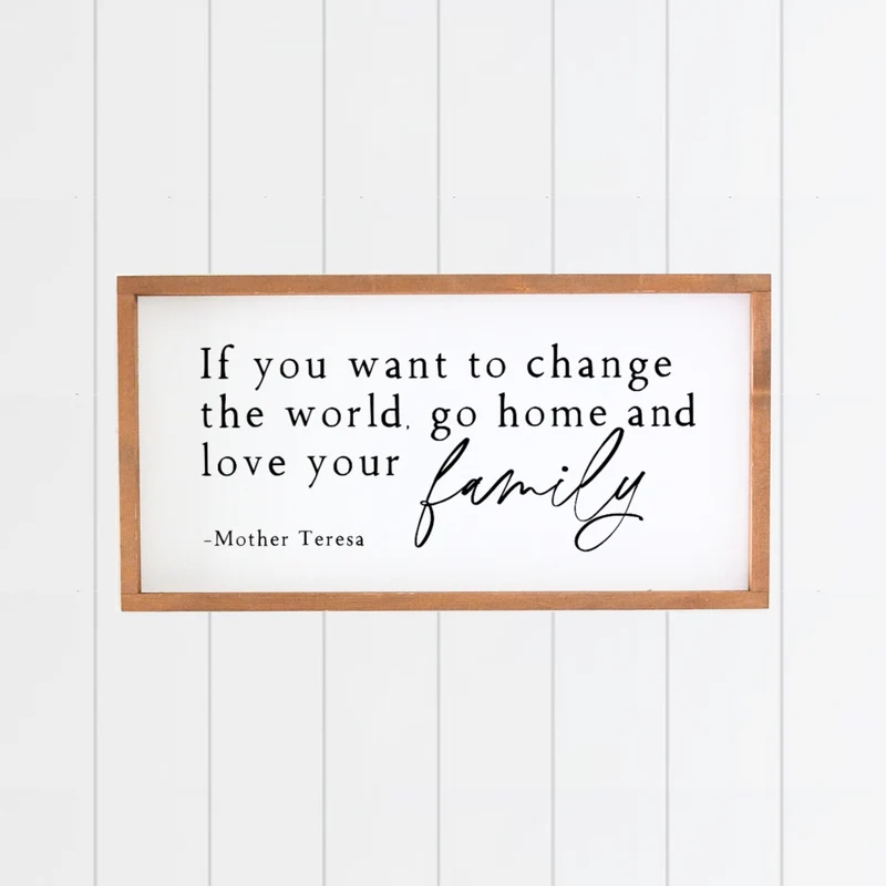 Landhaus Schild | Mother Teresa
