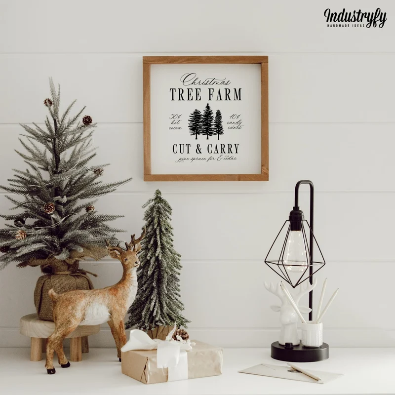 Landhaus Schild | Christmas Tree Farm