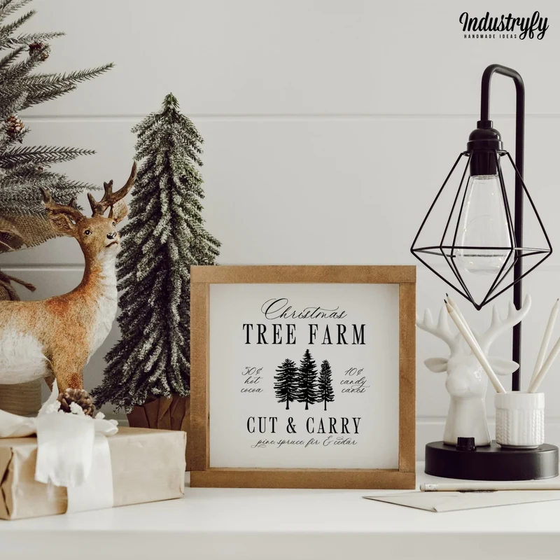 Landhaus Schild | Christmas Tree Farm