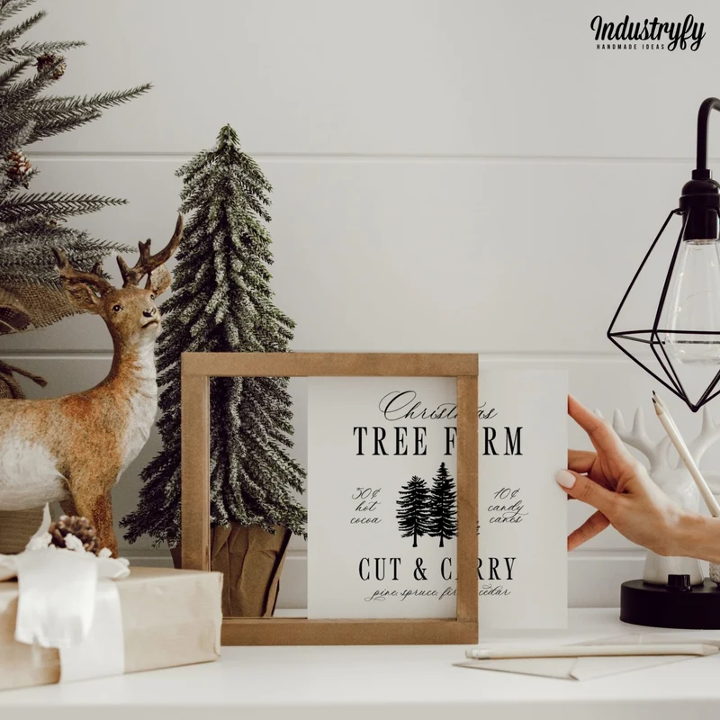 Landhaus Schild | Christmas Tree Farm