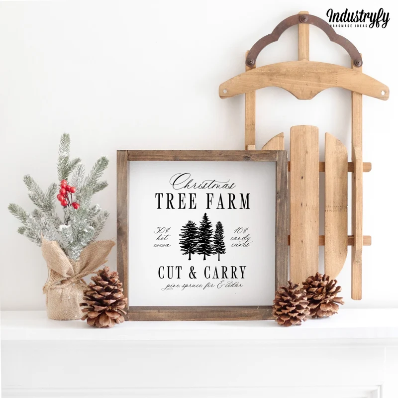 Landhaus Schild | Christmas Tree Farm