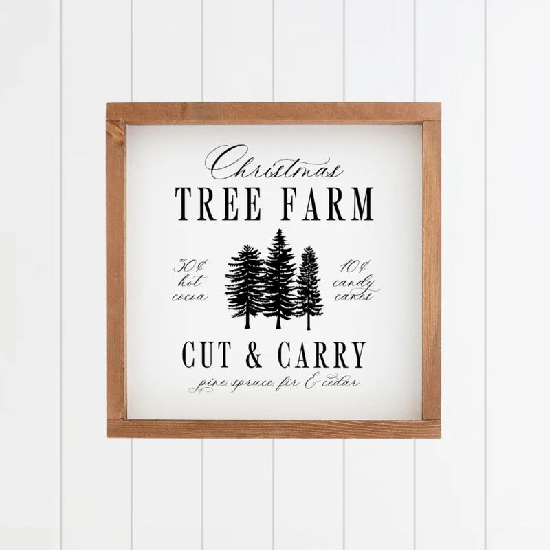 Landhaus Schild | Christmas Tree Farm