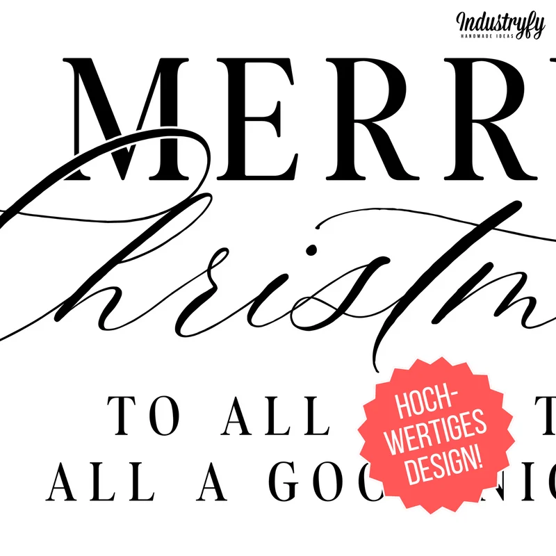 Landhaus Schild | Merry Christmas to all
