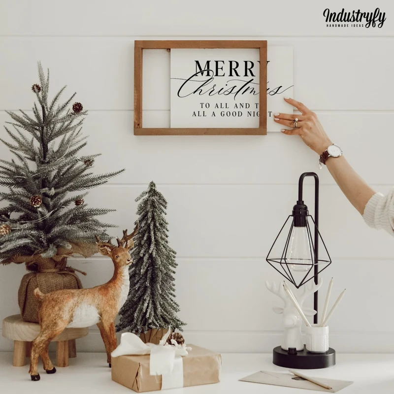 Landhaus Schild | Merry Christmas to all