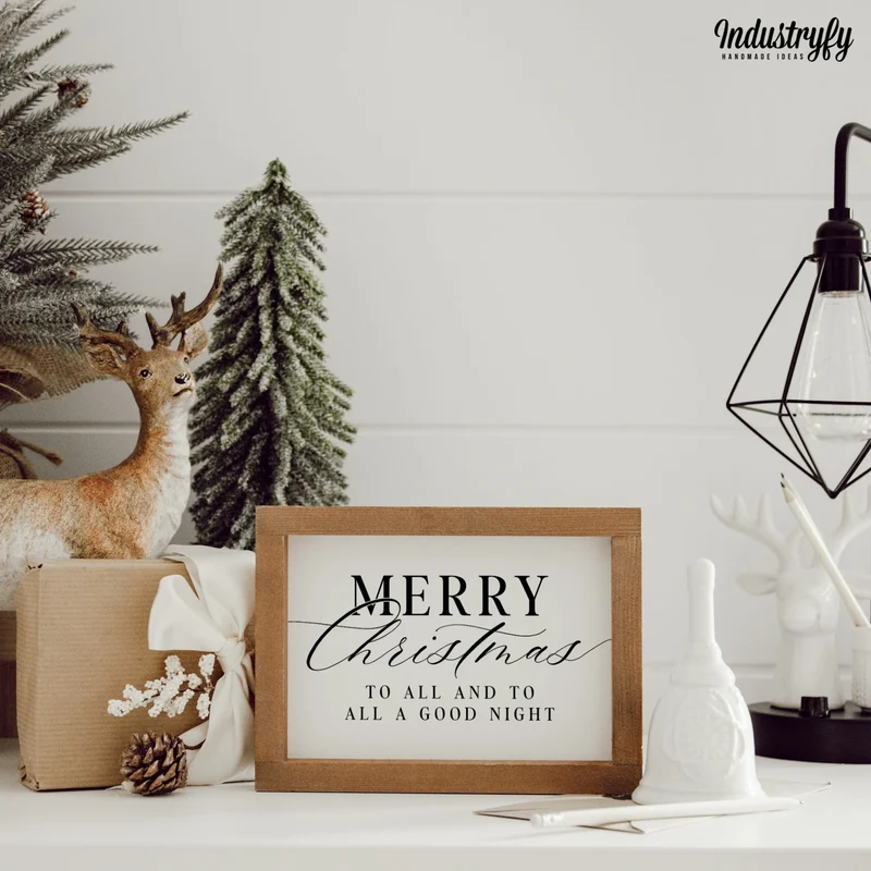 Landhaus Schild | Merry Christmas to all