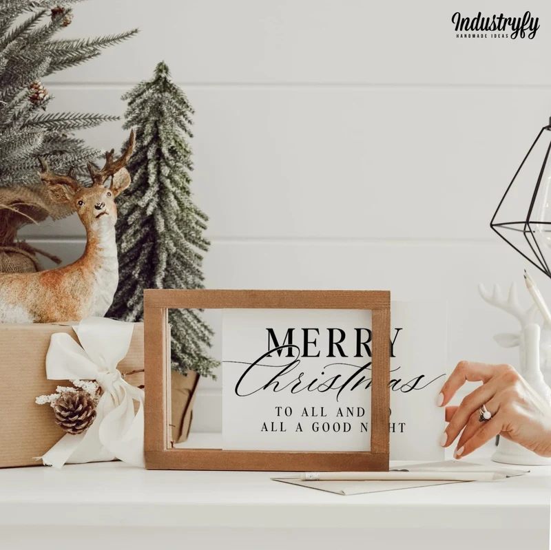 Landhaus Schild | Merry Christmas to all