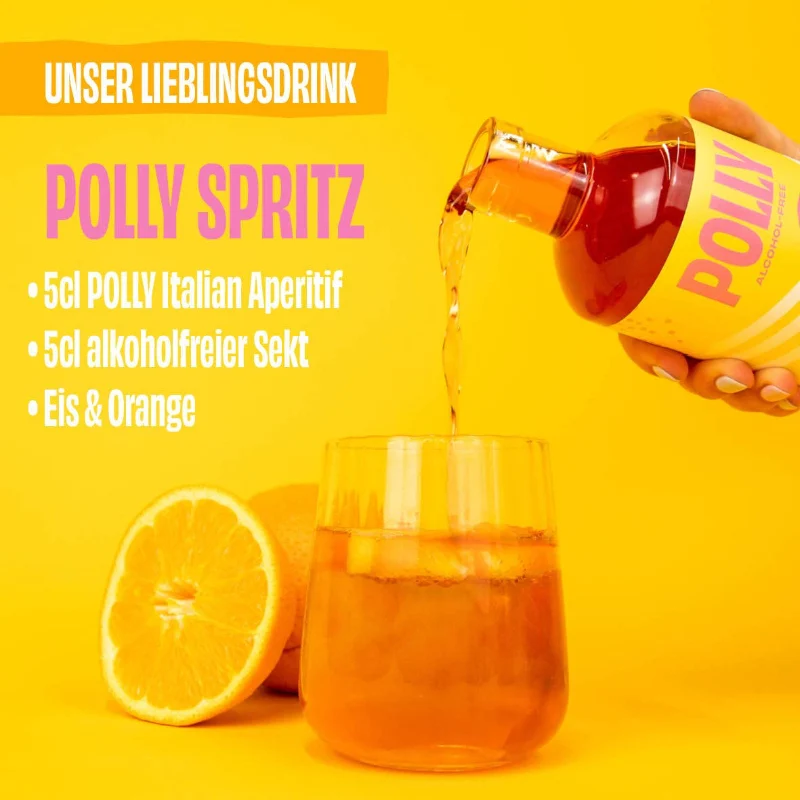 POLLY - Alkoholfreier Aperitif - Italian Aperitif - 500 ml