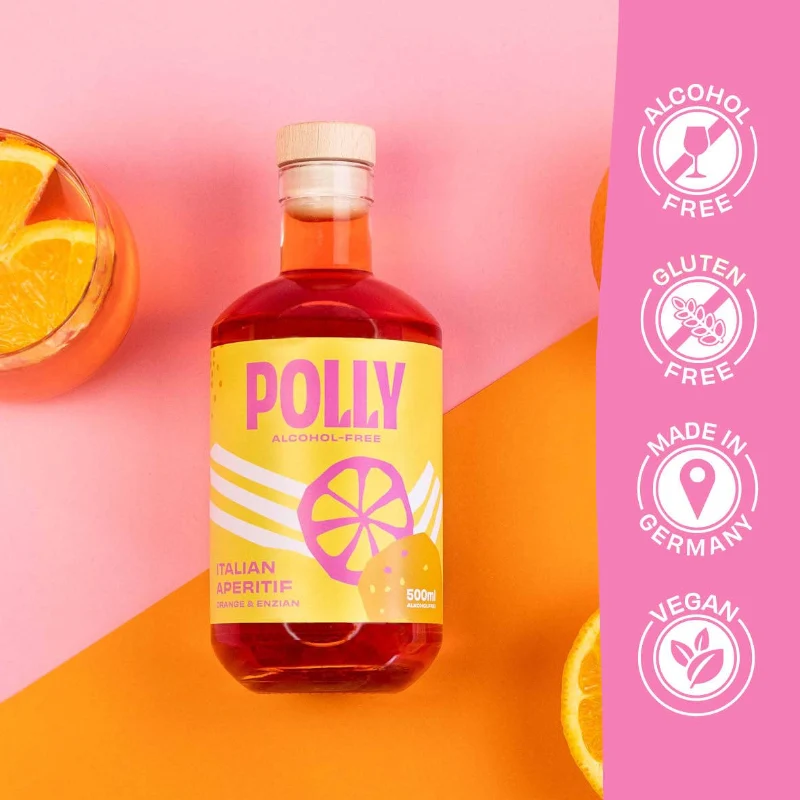 POLLY - Alkoholfreier Aperitif - Italian Aperitif - 500 ml