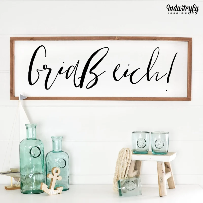 Landhaus Schild | Griaß eich!