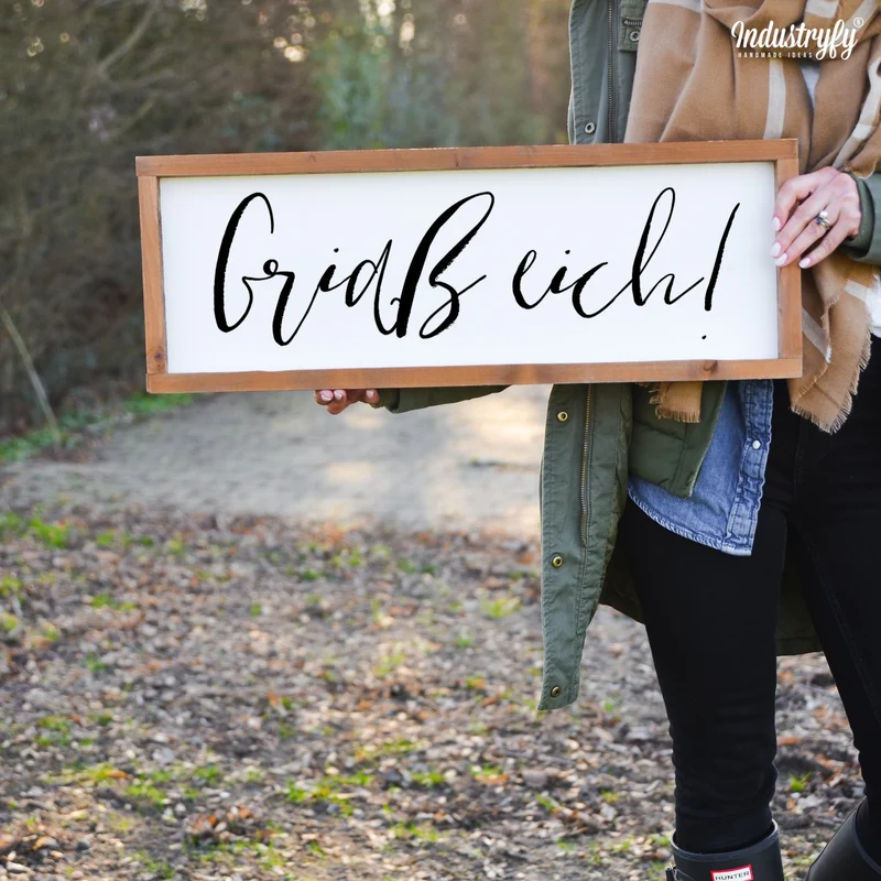 Landhaus Schild | Griaß eich!