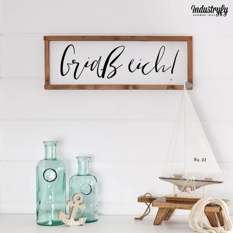 Landhaus Schild | Griaß eich!