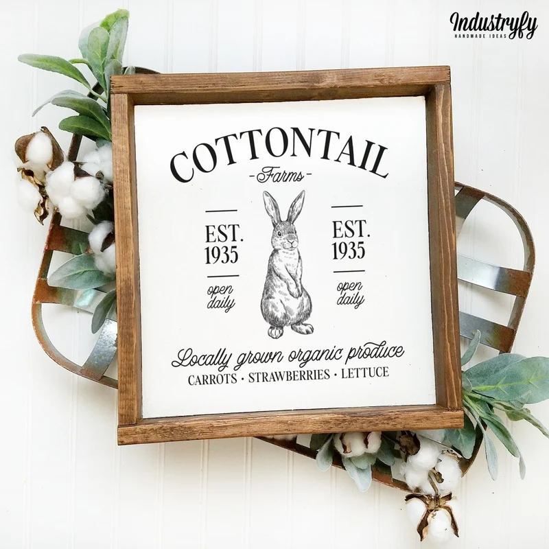 Landhaus Schild | Cottontail Farms