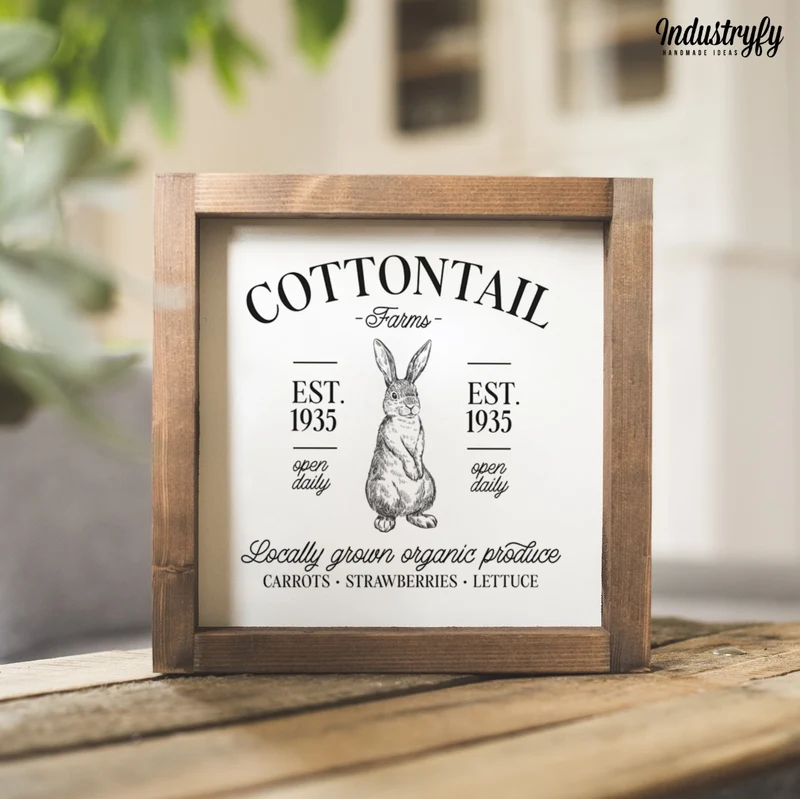 Landhaus Schild | Cottontail Farms