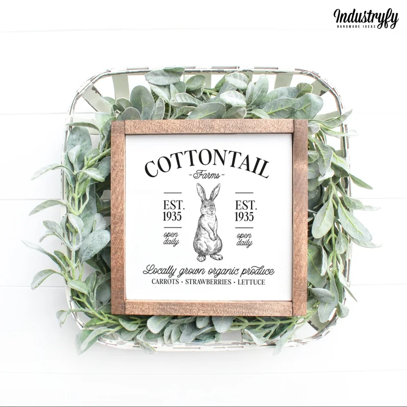 Landhaus Schild | Cottontail Farms