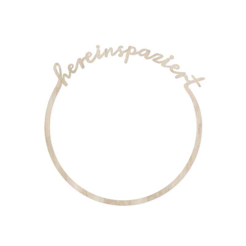 Holzkranz - Hereinspaziert