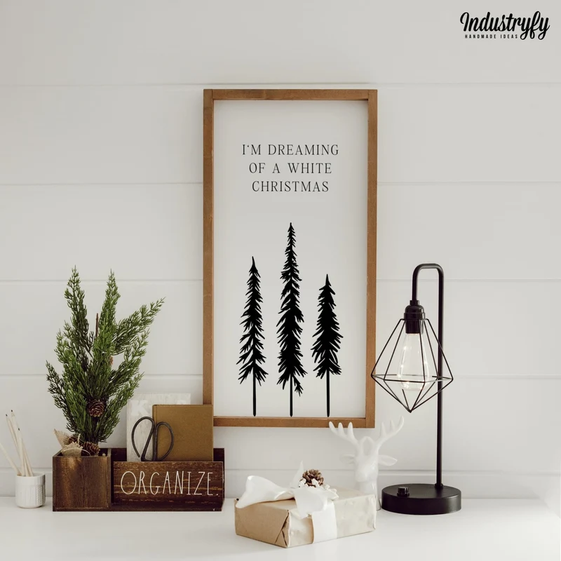 Landhaus Schild | White Christmas