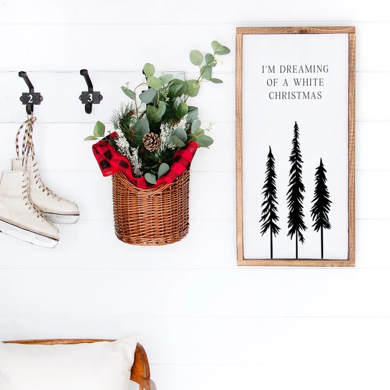 Landhaus Schild | White Christmas