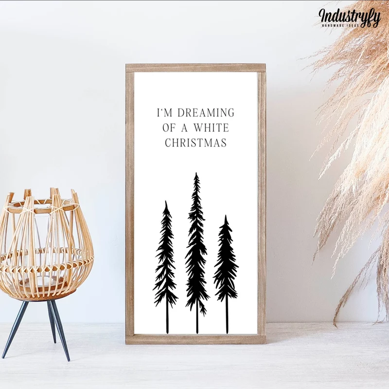 Landhaus Schild | White Christmas
