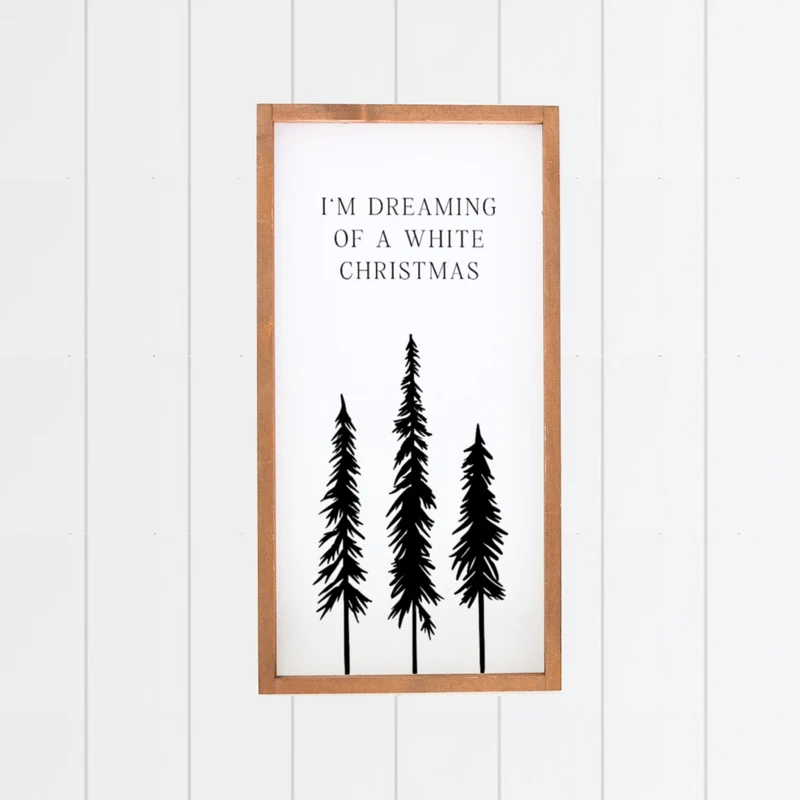 Landhaus Schild | White Christmas