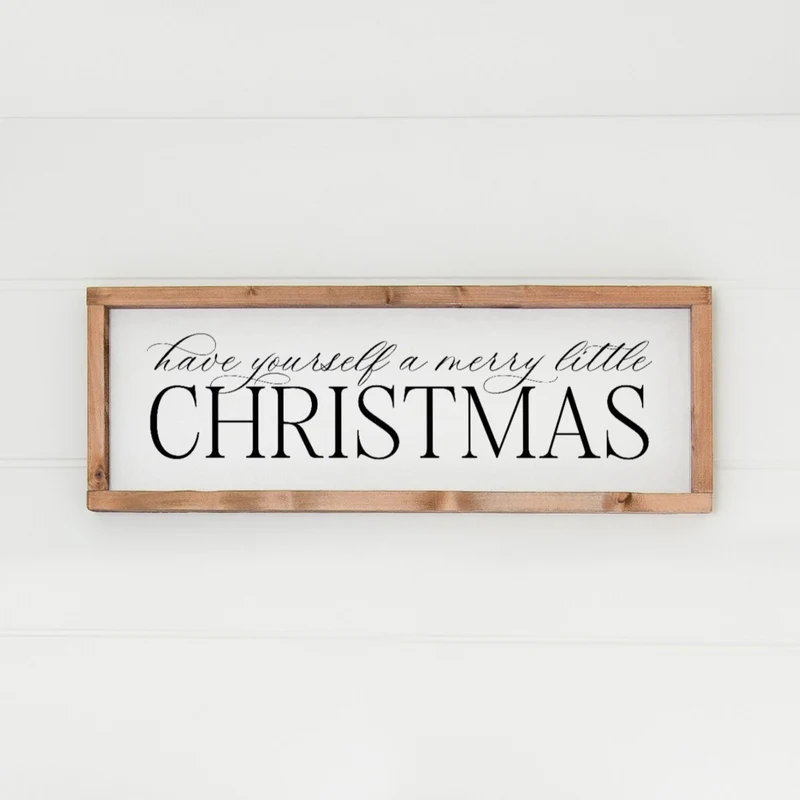 Landhaus Schild | Have yourself a merry little christmas