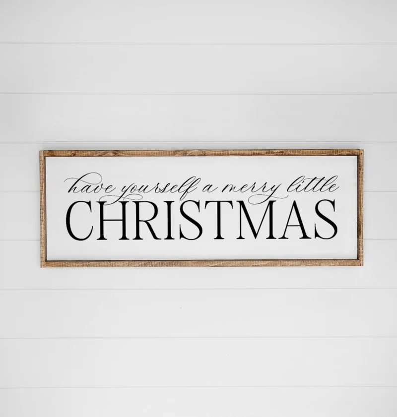 Landhaus Schild | Have yourself a merry little christmas