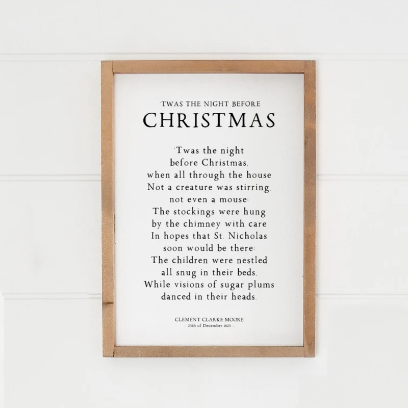 Landhaus Schild | 'Twas the night before christmas