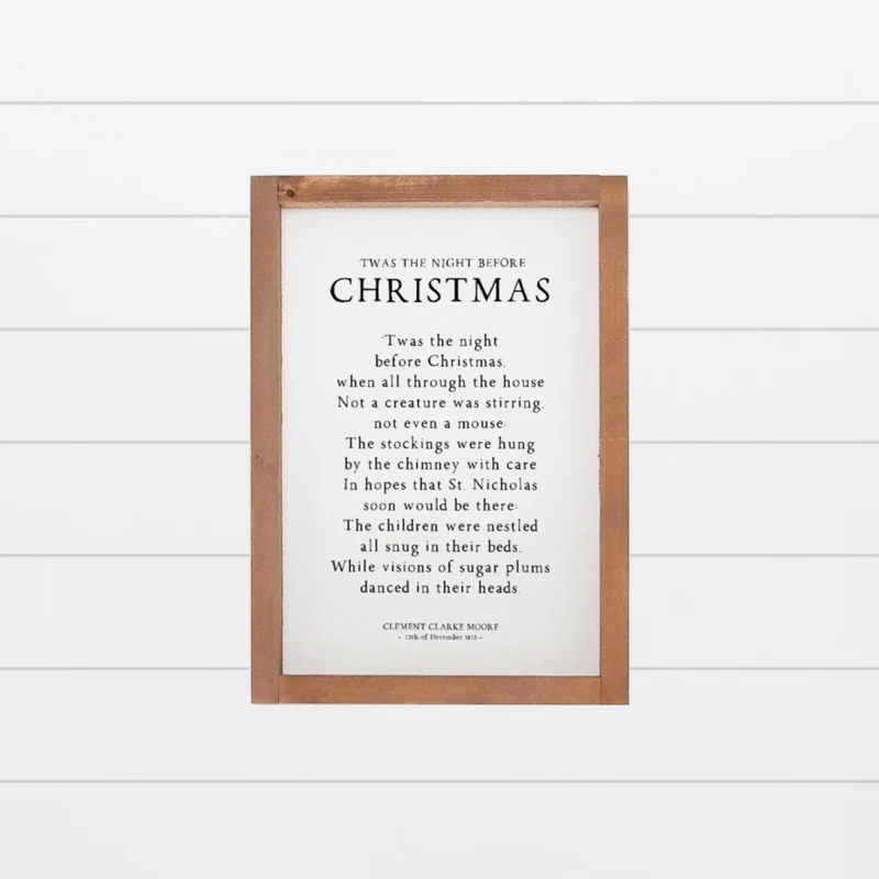 Landhaus Schild | 'Twas the night before christmas