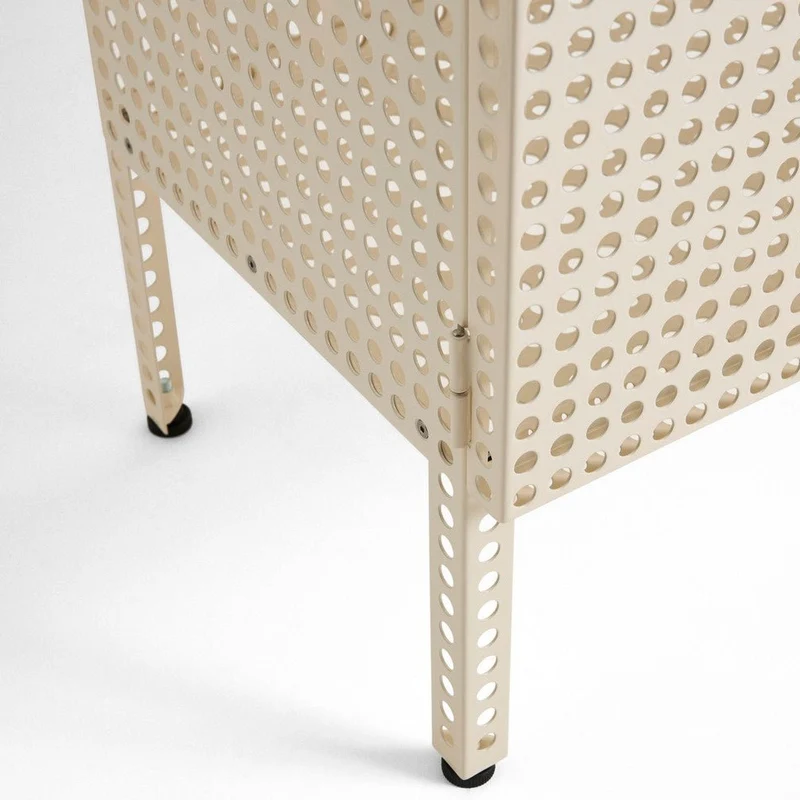 Sideboard Perforated Cabinet Floor Medium Eggshell - HAY