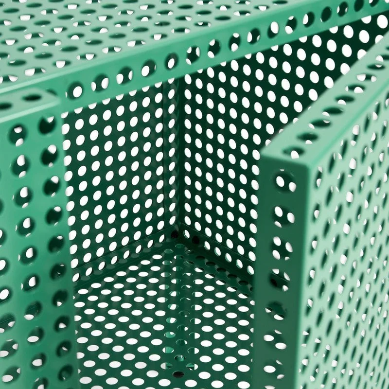 Sideboard Perforated Cabinet Floor Small Soft Jade - HAY