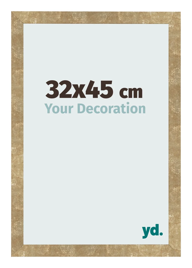 Bilderrahmen 32x45 cm - Gold Antik - MDF - Bologna