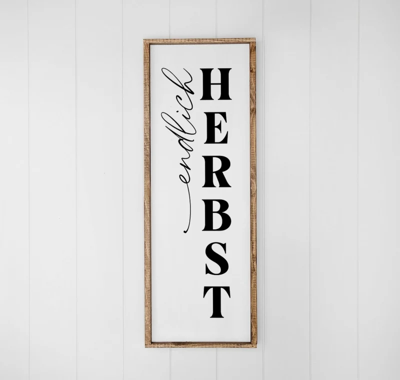 Landhaus Schild | Endlich Herbst