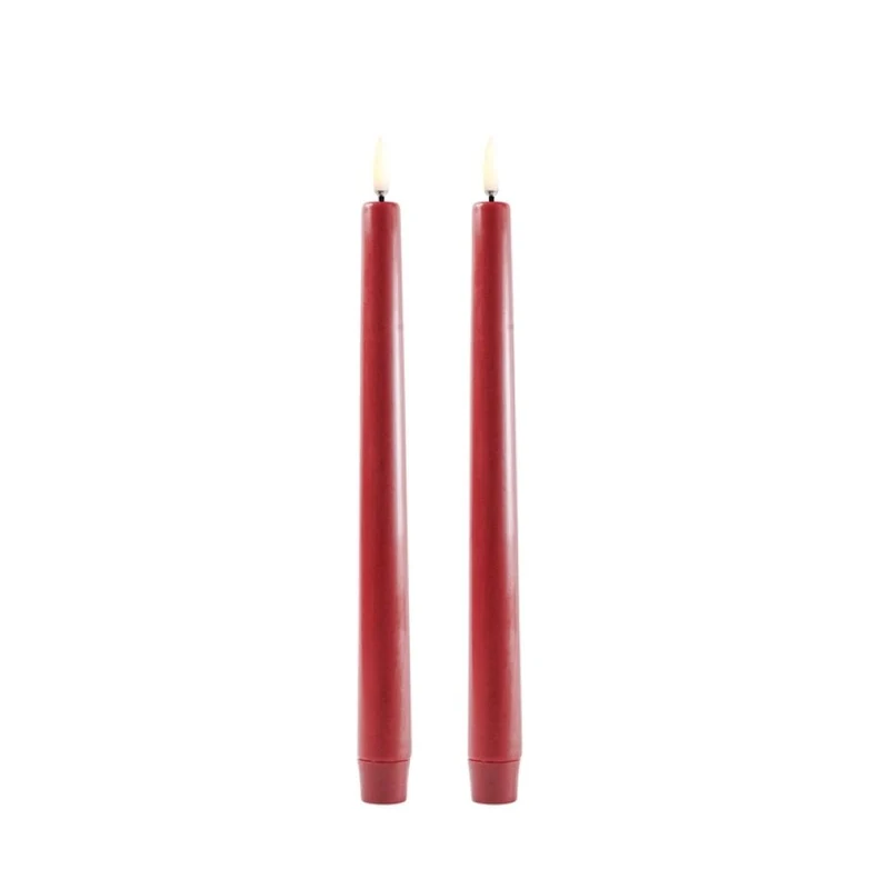 Stabkerzen Taper Candles Carmine Red 2,3x25cm - Uyuni