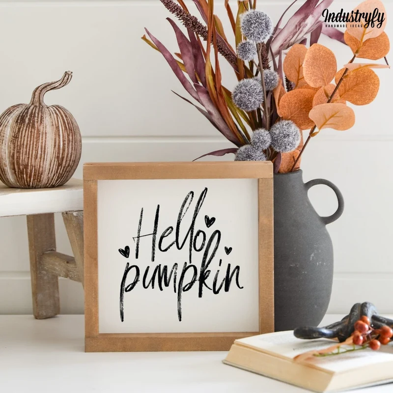 Landhaus Schild | Hello Pumpkin