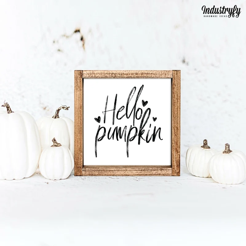 Landhaus Schild | Hello Pumpkin