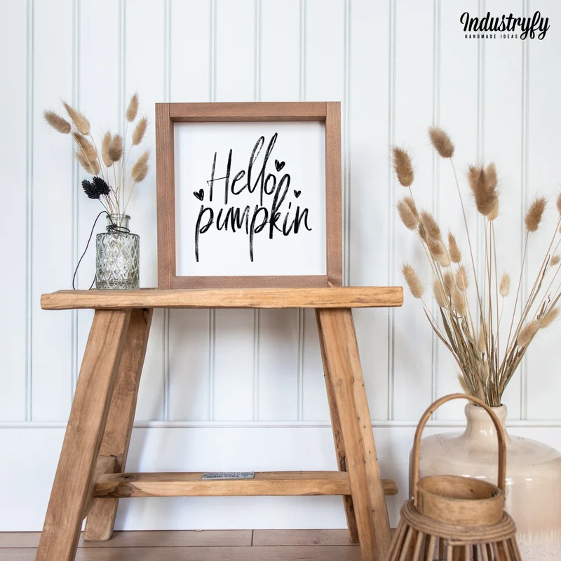 Landhaus Schild | Hello Pumpkin