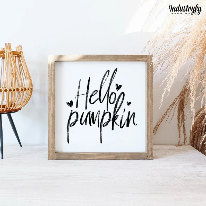 Landhaus Schild | Hello Pumpkin