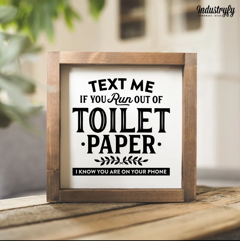 Landhaus Schild | Toilet Paper