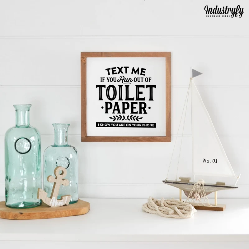 Landhaus Schild | Toilet Paper