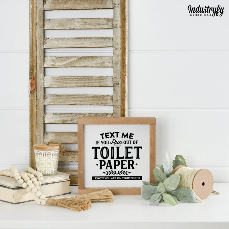 Landhaus Schild | Toilet Paper