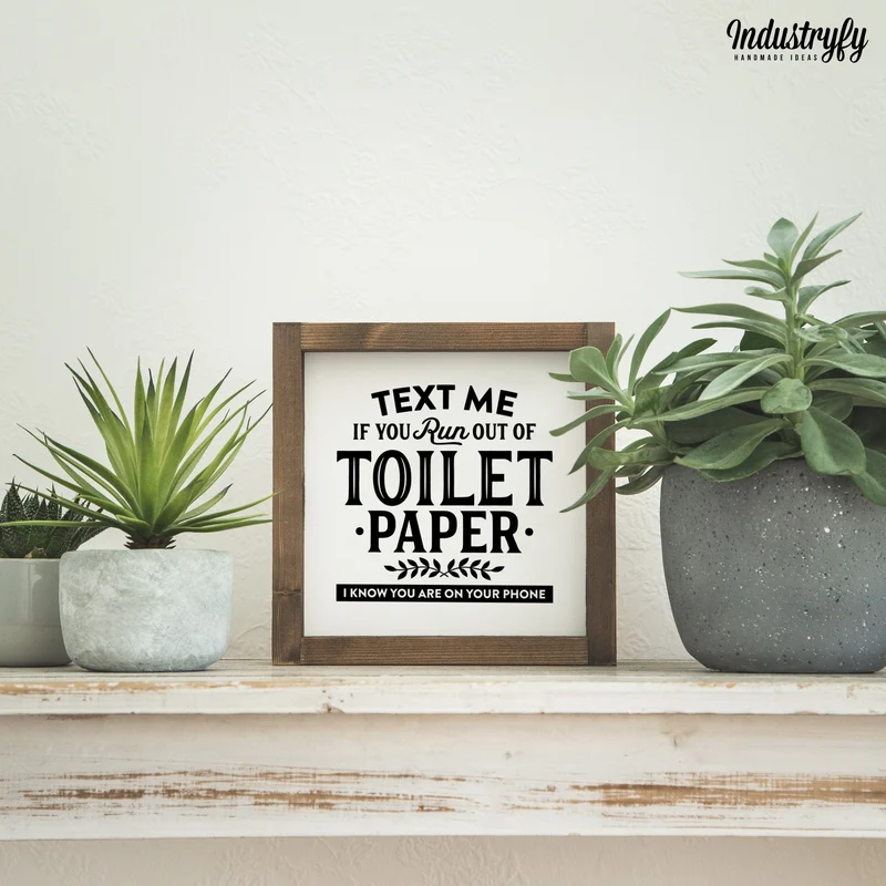Landhaus Schild | Toilet Paper