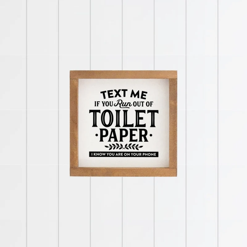 Landhaus Schild | Toilet Paper