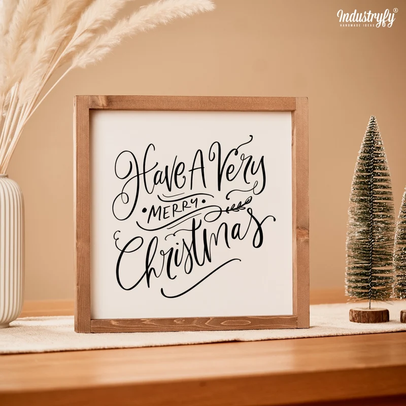 Landhaus Schild | Have a very merry christmas