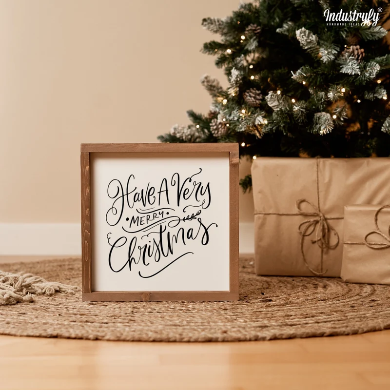 Landhaus Schild | Have a very merry christmas