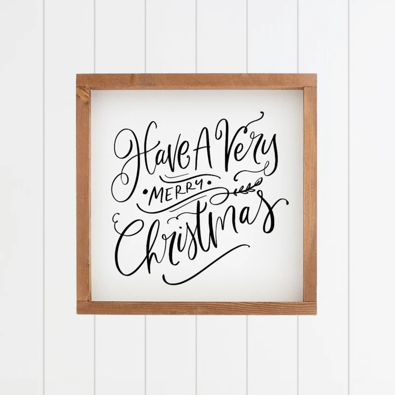 Landhaus Schild | Have a very merry christmas